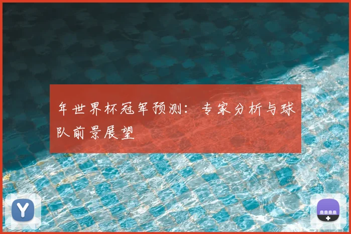 年世界杯冠军预测:专家分析与球队前景展望